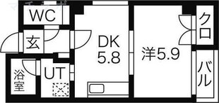 鶴舞駅 徒歩6分 8階の物件間取画像